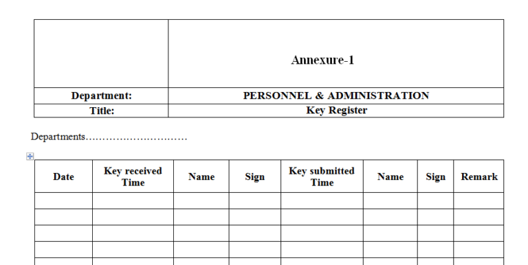 Key Declaration Form Key Deposition and Issuing Procedure - Pharma Dekho